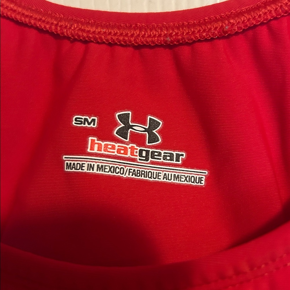 Under Armour Red Racerback Rutgers Tank Top Size Small - Picture 4 of 6